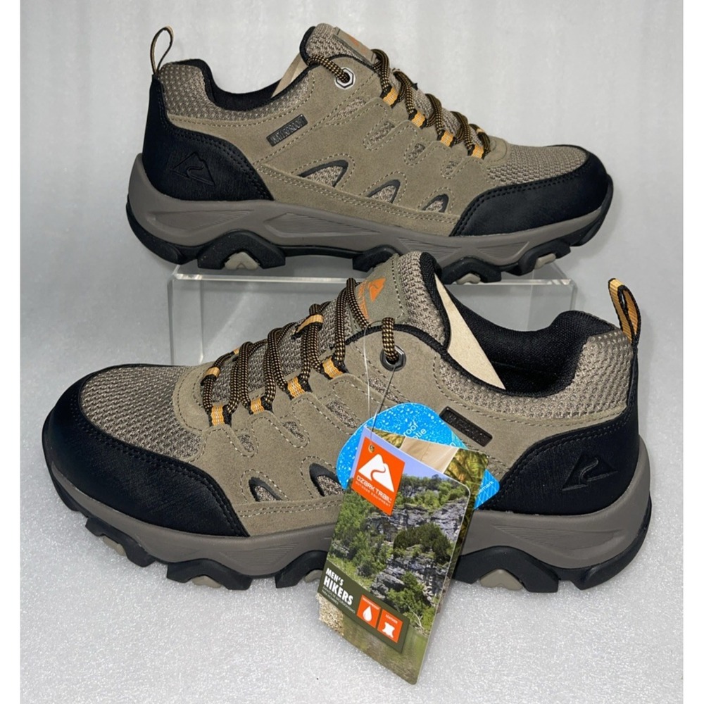 Ozark Trail Taupe Waterproof Lightweight Hiking Shoes Men's Size 10 NEW IN BOX